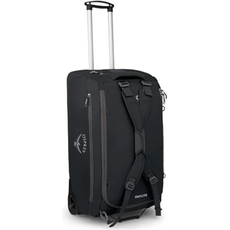 Osprey Daylite 85, 2 Rollen Reisetasche mit arretierbarem Griff und praktischen Außentaschen, Schwarz, (85 l) – Bild 6