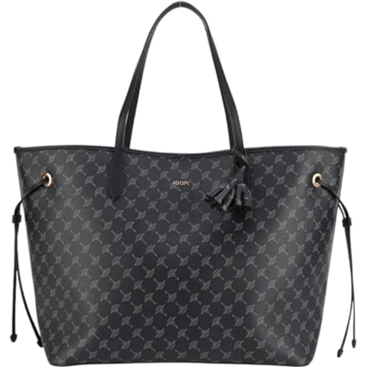 JOOP! Shopper cortina 1.0 xlho, Einkaufstasche aus Lederimitat mit herausnehmbarer Reißverschluss-Münztasche, ca. 40-54/33/20 cm