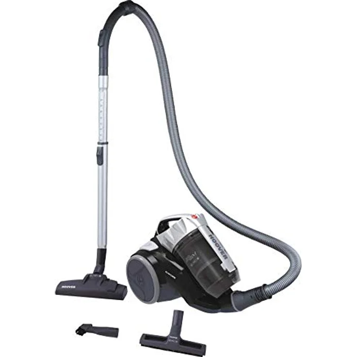 Hoover KHROSS KS31PAR 011 39002170, Bodenstaubsauger ohne Beutel, Schwarz und Grau, Multizyklonische Technologie, 550 W – Bild 3