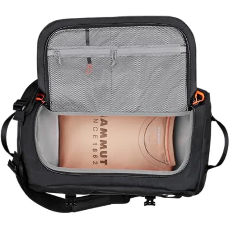 Mammut Cargon Weekender Reisetasche, 55 cm, schwarz, 100% Polyester, vielseitig einsetzbar – Bild 7