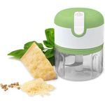 Livington 3 Seconds Chopper - Zerkleinerer mit USB-Anschluss, Mini-Küchenmaschine - Multizerkleinerer - wiederaufladbarer Akku - zerkleinern, schneiden und hacken