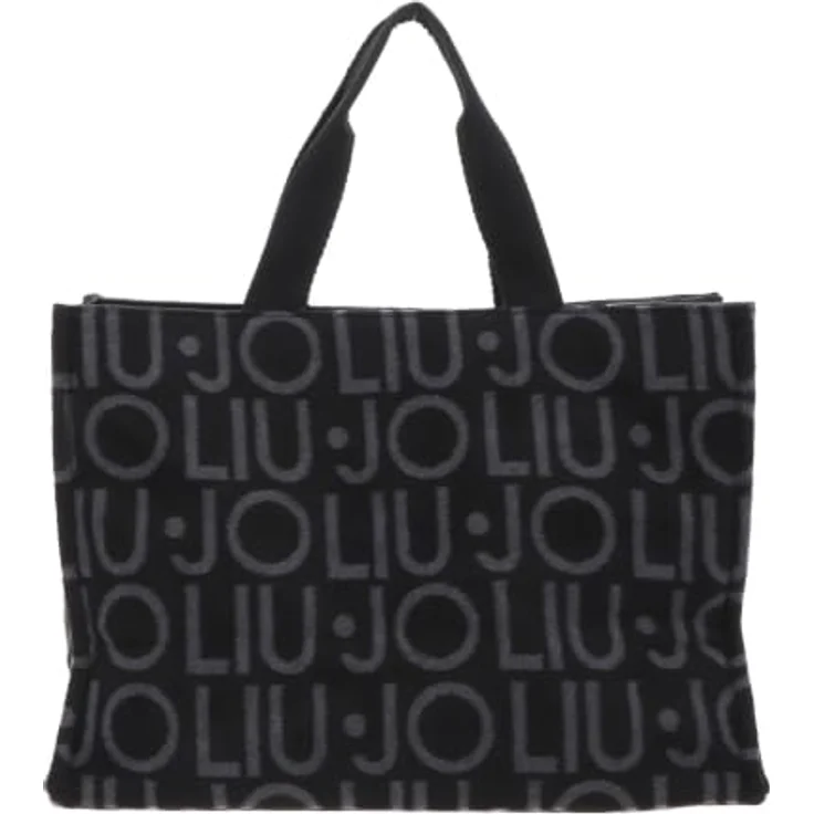 Liu Jo Shopper Tasche L, 40 cm, schwarz, 100% Polyester, Maße: 40 cm x 16 cm x 30 cm – Bild 3