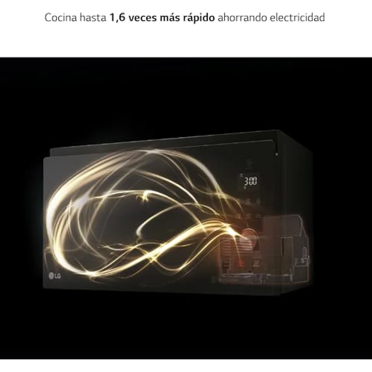 LG MGBZ2593F, Integrierte Grill-Mikrowelle, 25 l, 1450 W, LED-Display, Schwarz und Edelstahl – Bild 8