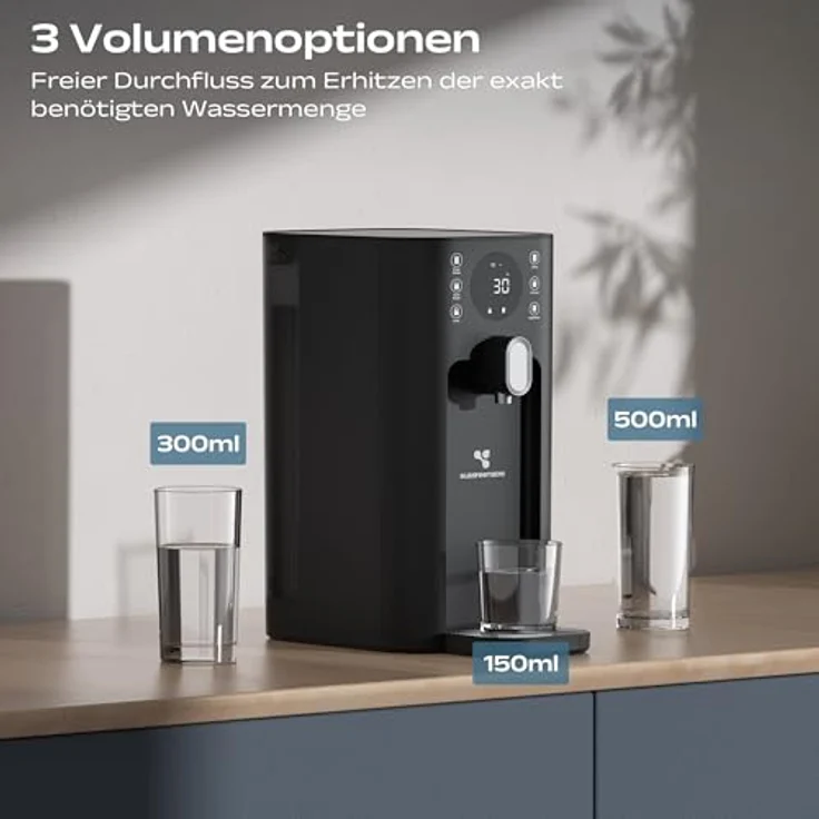 SUSGREENABLE SGIWDR03-B, 5-stufige Umkehrosmose-Wasserfilteranlage mit UV-Sofortheizung, installationsfrei – Bild 7