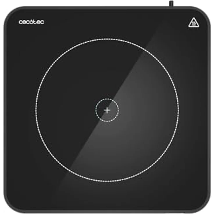 Cecotec Digitales Induktionskochfeld mit Full Magma Grill Zubehör, 2000W, 10 Leistungsstufen, Sicherheitsglas, Touch-Steuerung, Programmierbar, Einstellbare Temperatur, Elegantes Design – Bild 3