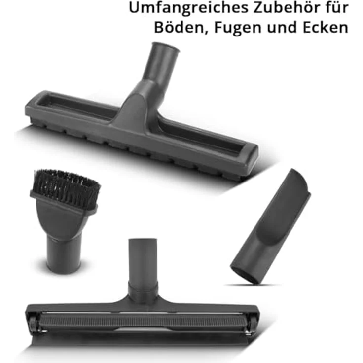 STAHLWERK VCL-1500 ST, Nass- und Trockensauger mit 1500 W, 40 l Edelstahlbehälter, Blasfunktion und Sicherheitsabschaltung, robuster Industriesauger mit Zubehör – Bild 4