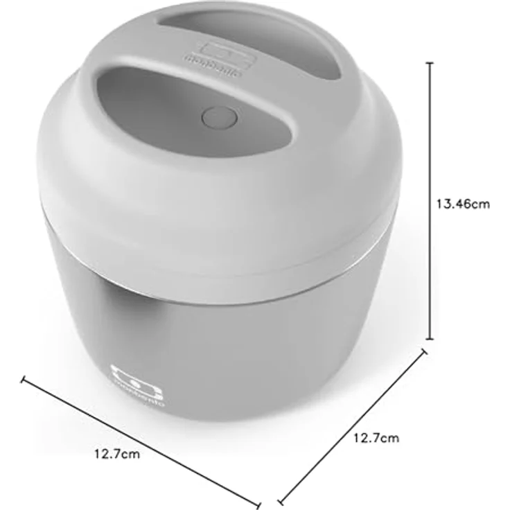 Monbento Thermo-Lunchbox ELEMENT, Lunchbox, Silber – Bild 4