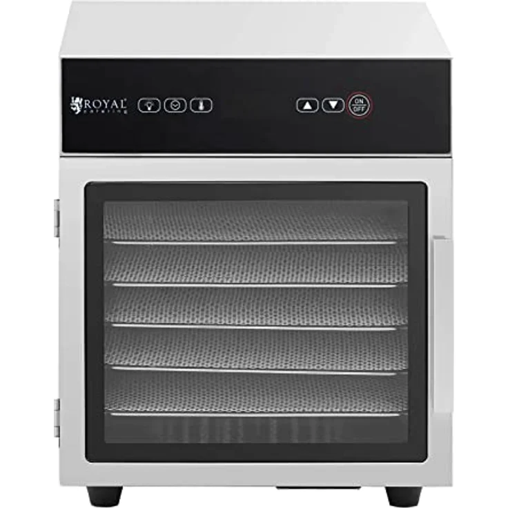 Royal Catering RCDA-500/15S Dörrautomat Edelstahl 500 W 6 Etagen Dörrgerät Dehydrator – Bild 5