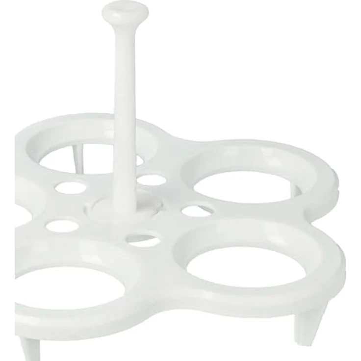 vhbw Küchenmaschinen Zubehör-Set für Vorwerk Thermomix TM31, TM5, TM6 - 5-fach Eiereinsatz, weiß – Bild 6