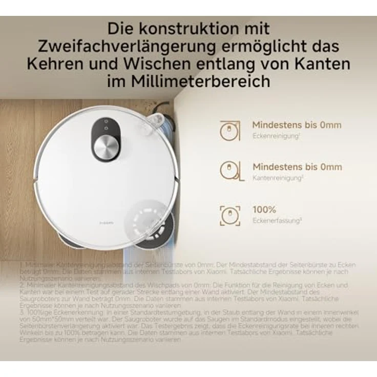 Xiaomi Robot Vacuum 5, Staubsauger-Roboter mit intelligenter Navigation und hoher Saugkraft, schwarz – Bild 6
