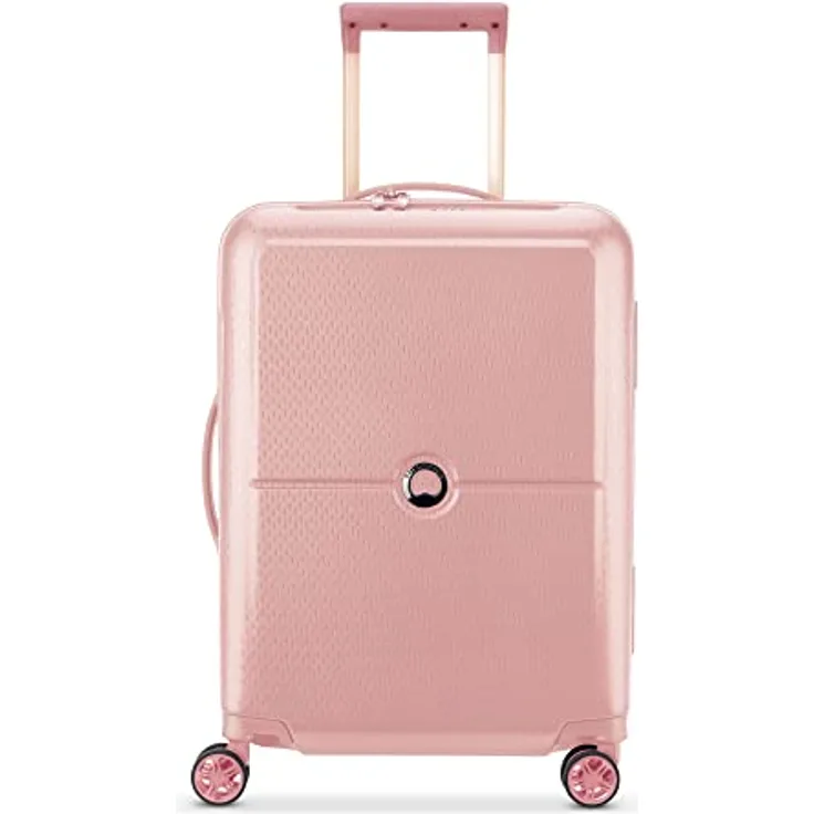 Delsey Turenne Slim Line 4-Rollen Kabinentrolley 55 cm, (40 l, S), ultraleicht, widerstandsfähig, schwarz