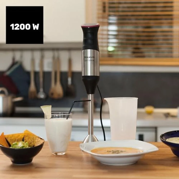 Taurus Bapi Unic Mixer 1 Zubehör 1200 W Schwarz-silberfarben – Bild 3