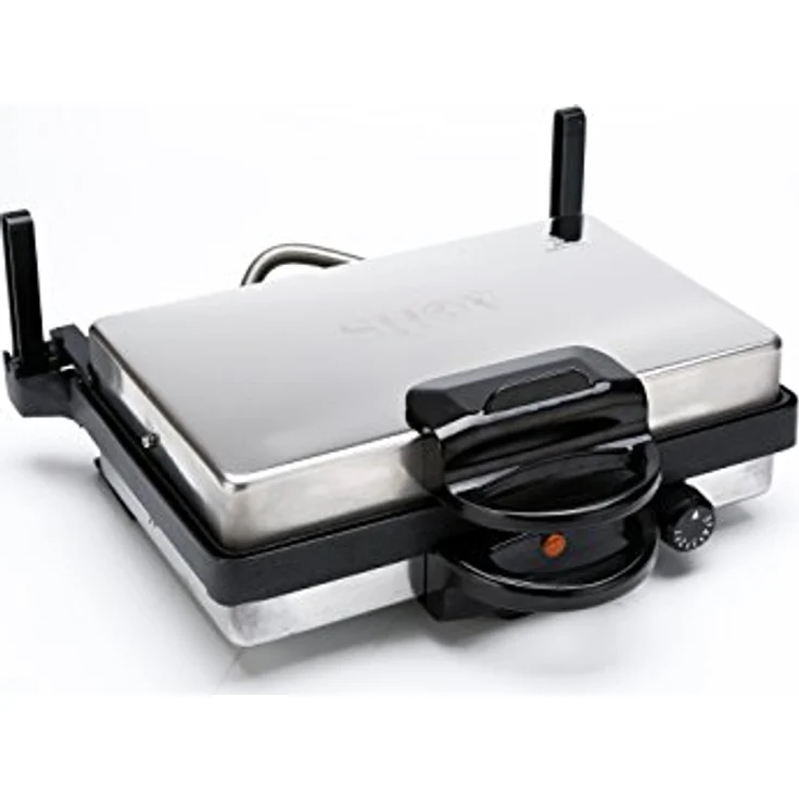SHOV Kontaktgrill Tandur Elektrogrill Toaster, vielseitig mit Teflon-Beschichtung und 5-Stufen-Regulierbarkeit – Bild 5