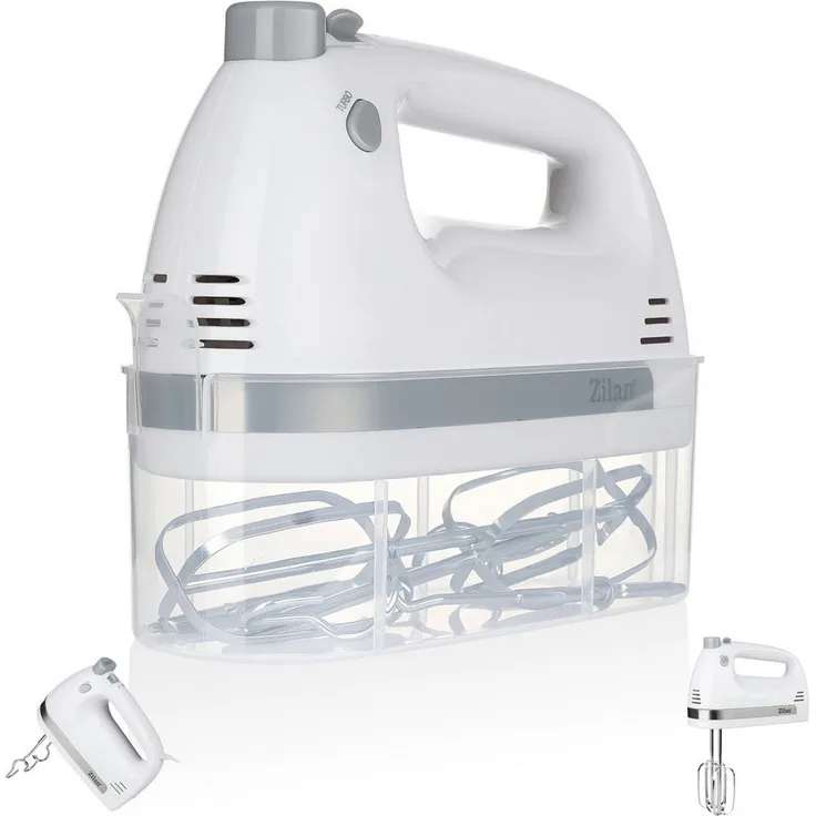 Zilan Handmixer ZLN-2945, 500W mit 5 Geschwindigkeiten und leiser Betrieb