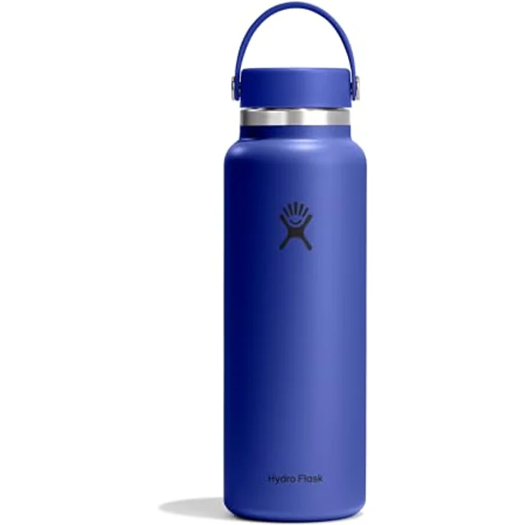 Hydro Flask Wide Flex Cap 1,182 ml (40 oz) Flasche, Edelstahl, auslaufsicher, isoliert, 24 Std. kalt & 12 Std. heiß, Capri Blue – Bild 1