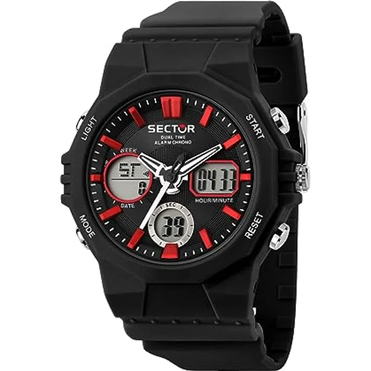 Sector No Limits Ex-40 Herrenuhr, Digital, Digital - 44 mm