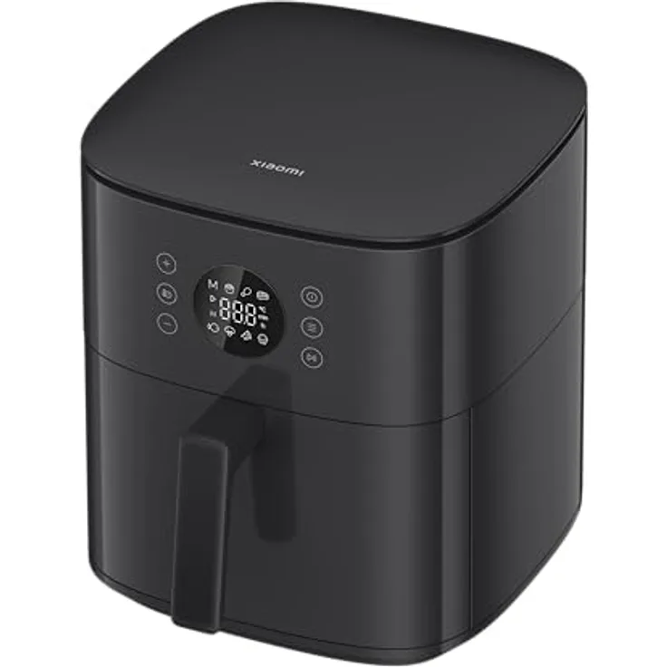 Xiaomi Air Fryer 6.5L, Heißluftfritteuse mit elektronischer Temperaturregelung von 40–200°C, schwarz