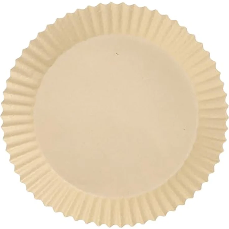 PAPSTAR 100 Backpapiere Ø 16 cm · 4,5 cm braun für Heißluftfritteusen, hitzebeständig bis 220°C, lebensmittelgeeignet – Bild 3