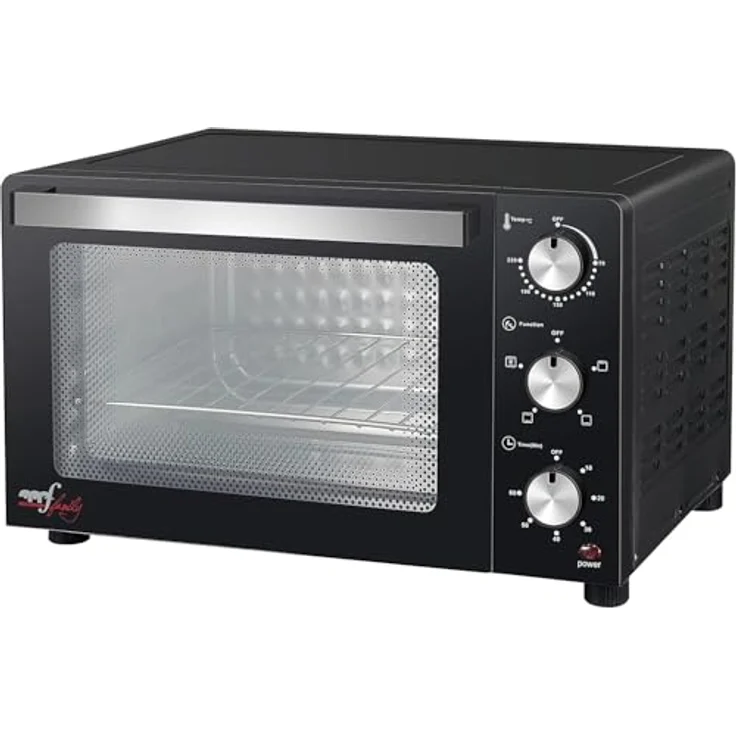 Melchioni Devil 32 32 L 1500 W Nero, Minibackofen mit Umluft-Funktion – Bild 1