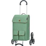 Andersen Einkaufstrolley Treppensteiger Scala Sh. Ipek Ma salbei 42L - isoliert, Kühltasche, robust, leichtgängig, abnehmbare Räder