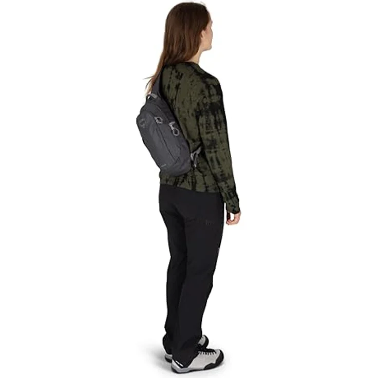 Osprey Daylite Sling Umhängetasche, 36 cm, geräumig und leicht, aus recyceltem PET, Gelb – Bild 11