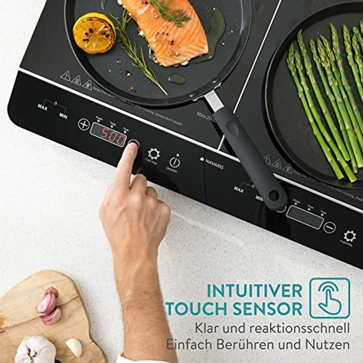 Navaris 3500W, Kochplatte, Autark Ja, Betriebsart Induktion – Bild 2