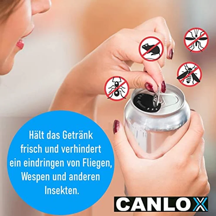 CANLOX Getränkedosen Verschlusskappen Dosen Verschließer Verschluss – Bild 4