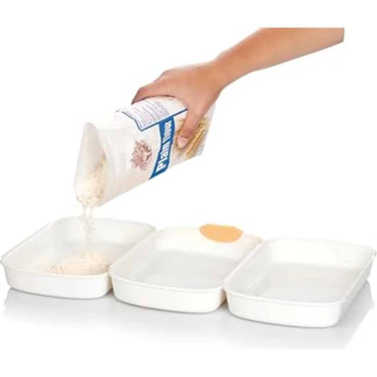 Tescoma Panier-Set mit Zange, Panierschalen 3-teilig groß – Bild 5