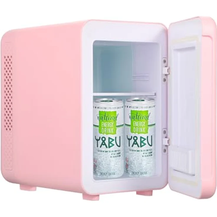 Adler Europe AD 8084 Mini-Kühlschrank 4L, tragbar mit Kühl- und Heizfunktion, Rosa – Bild 2