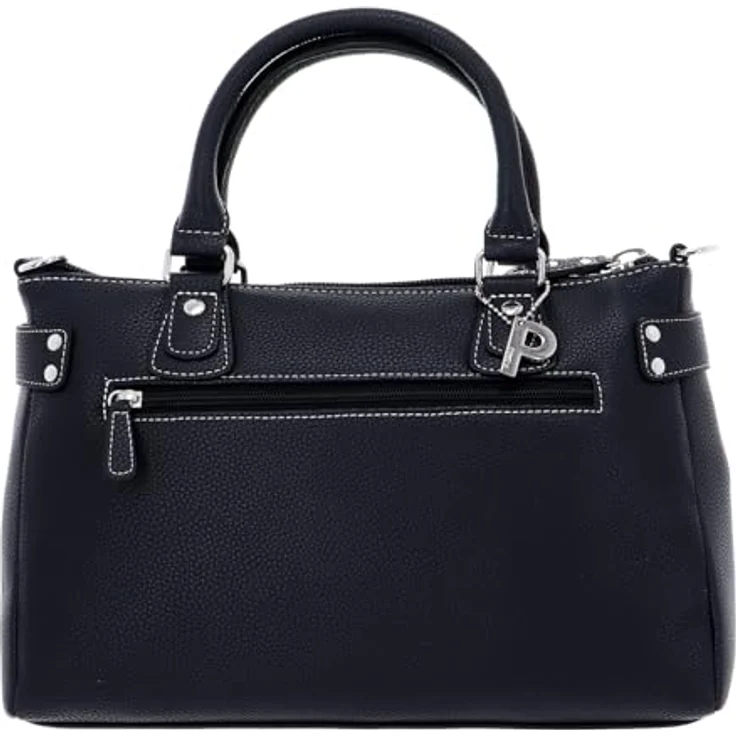 Picard Loire, Handtasche in Blau mit großzügigem Stauraum und verstellbarem Schulterriemen – Bild 4