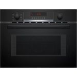 Bosch CMA583MB0, Kombi-Mikrowelle mit 44l Hohlraumvolumen, 3350W, Edelstahl, 15 Automatikprogramme, schwarz