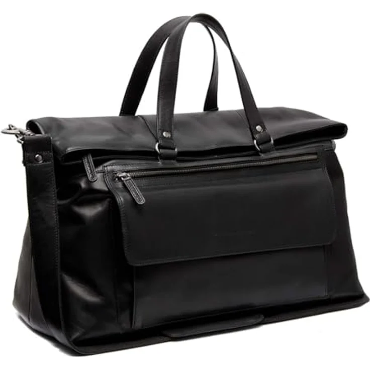 The Chesterfield Brand Lazio Weekender Reisetasche aus 100% Leder, 50 cm, schwarz – Bild 1