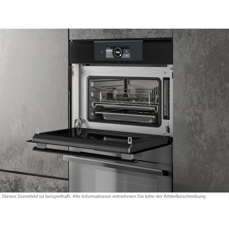 Haier HWO45NM6OXB2 Kompakt-Dampfbackofen, 5 Backofenfunktionen + 3 Dampffunktionen, Schwarz, mit hOn-App und H2O-Clean Reinigungssystem – Bild 7