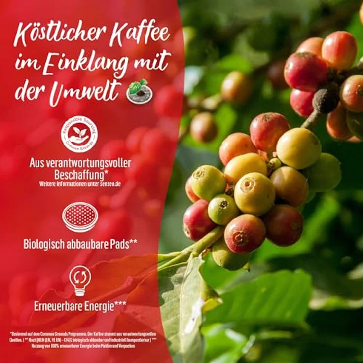 Senseo Kaffeepads Kräftig / Strong, Intensiver und Vollmundiger Geschmack, Kaffee, neues Design, 10er Pack, 10 x 16 Pads – Bild 3