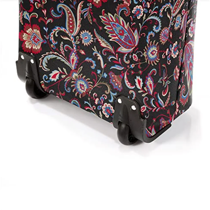 reisenthel Trolley M Frame Paisley Black  Tragbarer Einkaufstrolley mit stabilem Aluminiumrahmen  Aus wasserabweisendem Material – Bild 2