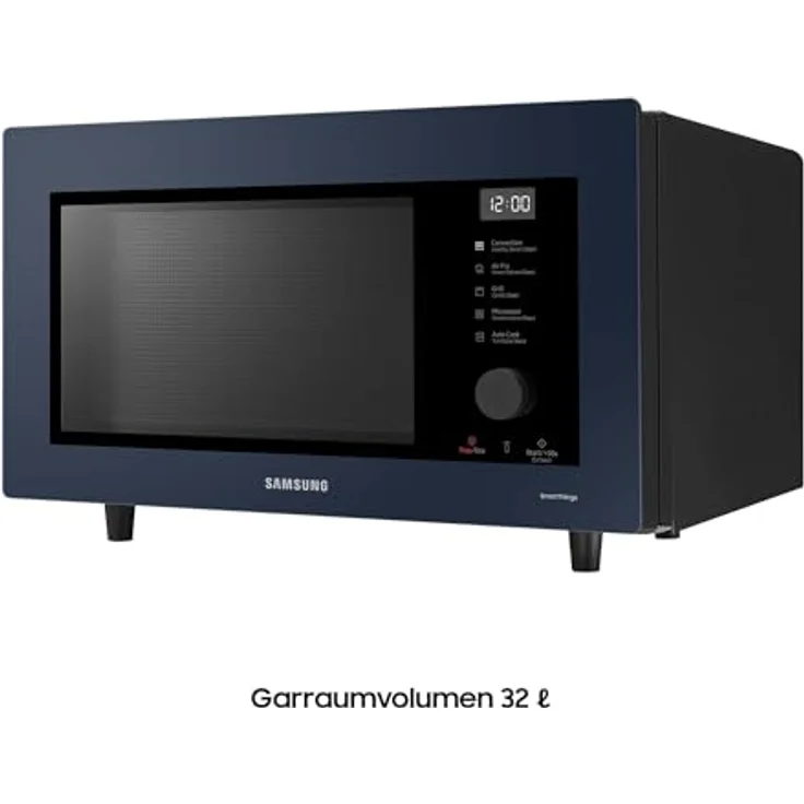 Samsung MC32DB7746KDE1 Bespoke Mikrowelle mit Grill und Heißluft, 32 l, 900 W, Smart Control, AirFry, Power Defrost, Healty Steam, Clean Navy – Bild 3