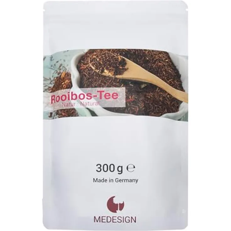 MEDESIGN Rooibos TEE 300 g, koffeinfrei, gesunder Kräutertee