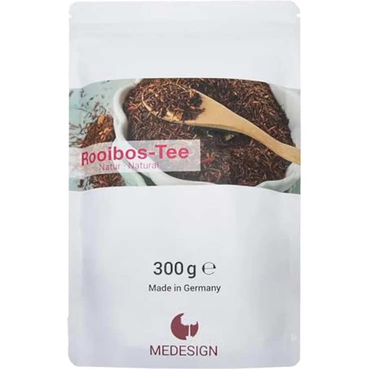 MEDESIGN Rooibos TEE 300 g, koffeinfrei, gesunder Kräutertee – Bild 1