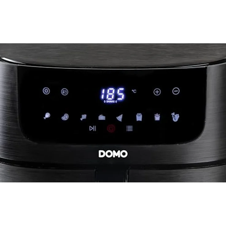 DOMO DO543FR - Heißluft-Fritteuse/Deli-fryer mit Sichtfenster - Timer - Erinnerungsfunktion - Beleuchtung - 8 L - 1800 W - Schwarz – Bild 4