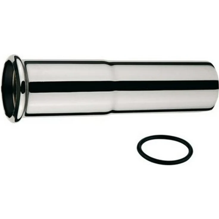 Kirchhoff Verlängerungsrohr, Chrom, mit O-Ring 32 mm x 125 mm für Geschirrspüler