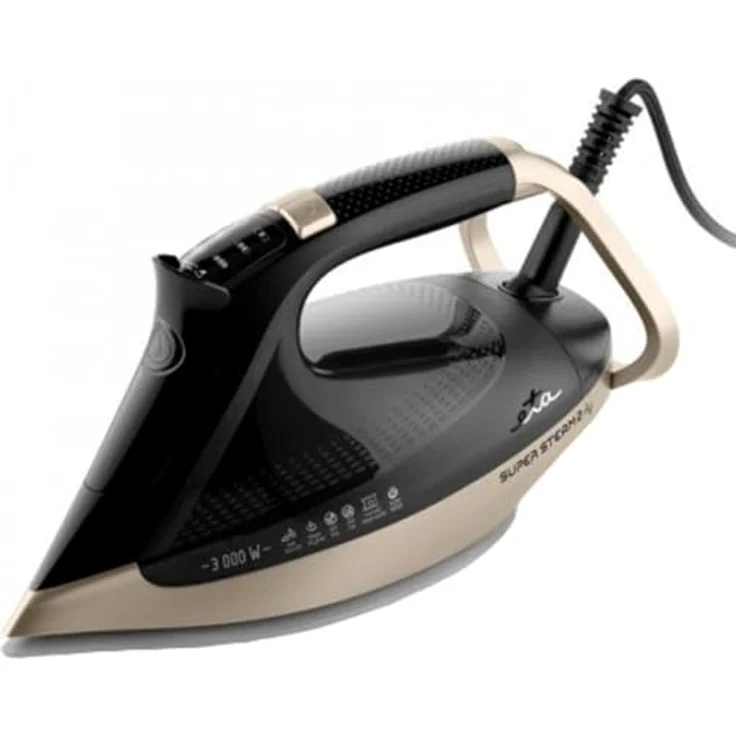 ETA Dampfbügeleisen Super Steam II, 3000 W, Keramiksohle, Dampfstoß 200 g/min, 450 ml XL-Tank, Anti-Kalk & Tropfstopp, 3 m Kabel, Automatische Sicherheitsabschaltung
