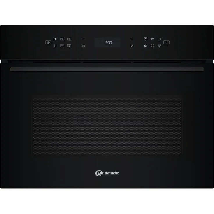 BAUKNECHT Einbau-Mikrowelle BM 20, 40 l Garraum, 900 Watt, Grill, Heißluft, Edelstahl, 31 Funktionen