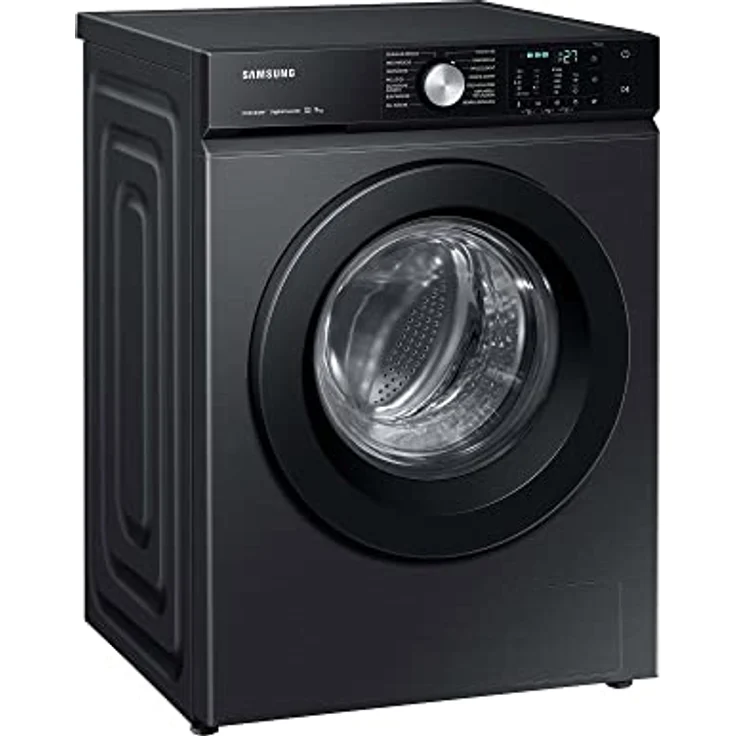 Samsung WW11BBA049AB/EG Waschmaschine, 11 kg, 1400 U/min, AI Ecobubble-Technologie, BESPOKE Flat Design mit SpaceMax Technologie, Hygiene-Dampfprogramm, FleckenIntensiv-Funktion, Schwarz – Bild 1