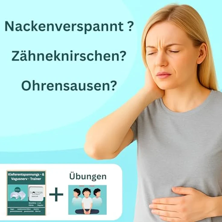 TJ-MOTION be in balance TJ-Motion Aligner, sanfte Kieferdehnung zur Muskelentspannung, 2er Pack aus medizinischem Silikon – Bild 3