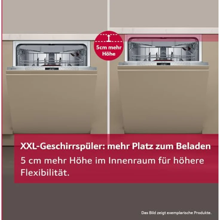NEFF S275EAX16E Geschirrspüler vollintegrierbar, 60 cm, XXL, Energieeffizienzklasse A mit VarioScharnier – Bild 16