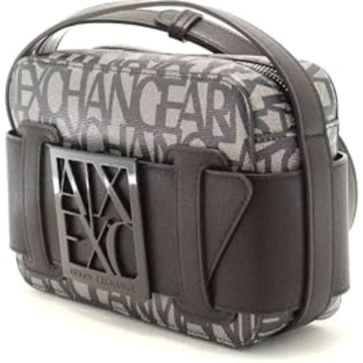 Armani Exchange Umhängetasche 20 cm, Baumwolle, schwarz – Bild 2