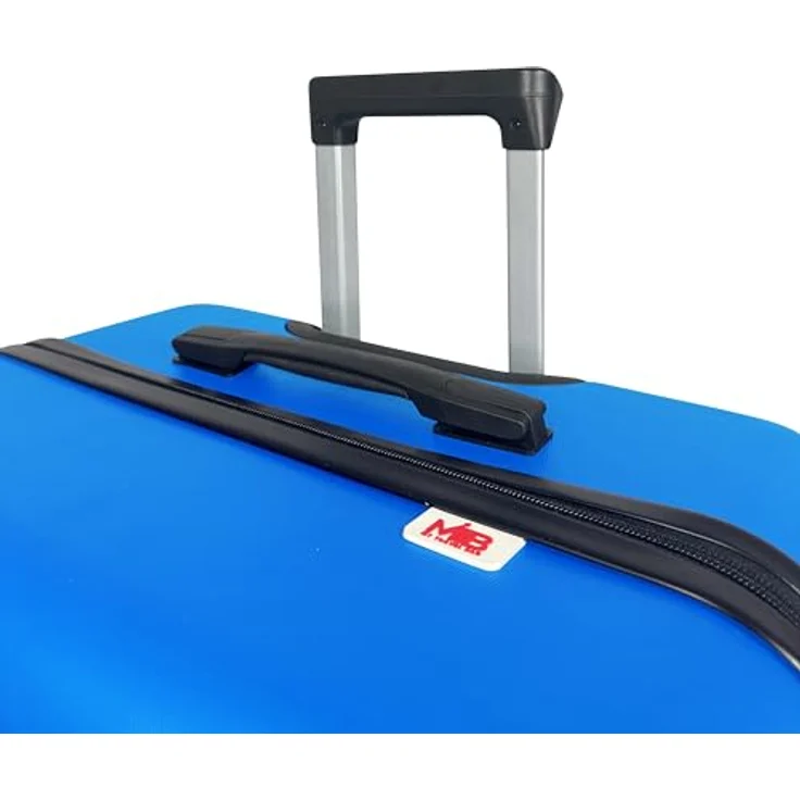 MTB Koffer Reisekoffer ABS Trolley 4 Zwillingsrollen M/L/XL oder Set, schwarz – Bild 5