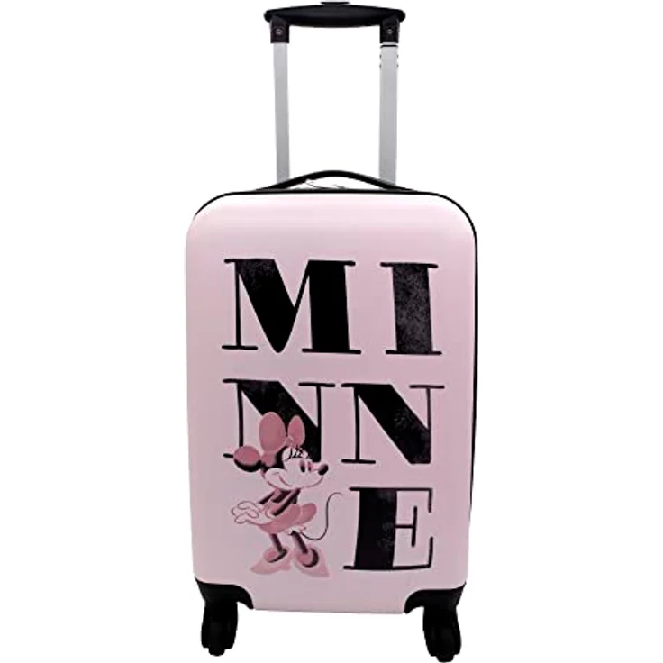Undercover Kinder Hartschalen Trolley Handgepäck, 4 Rollen, 21 x 56 x 35 cm - 36 l, Motiv: Minnie Mouse – Bild 1