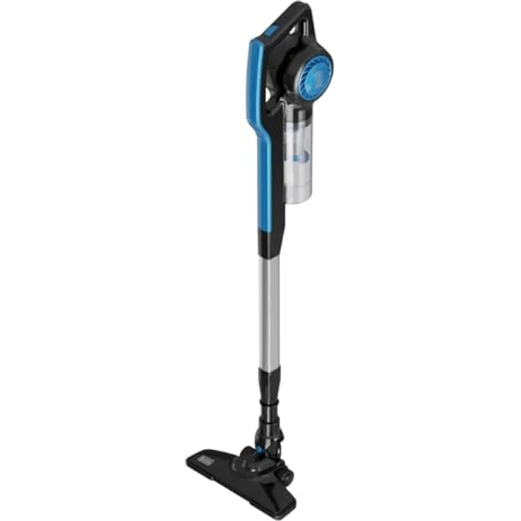 Black+Decker BXVMS602E Bodenstaubsauger, 600 Watt, HEPA-Filter, leichtes Design, Schwarz-Blau – Bild 2