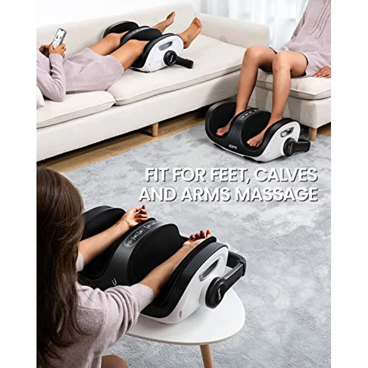 RENPHO Shiatsu Fußmassagegerät mit Fernbedienung, 19,5 cm breite Massagekammer, 270° verstellbarer Griff, Heizfunktion und anpassbare Intensitäten, ideal als Vatertagsgeschenk – Bild 3